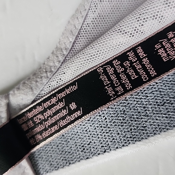 VS Victoria's Secret T Shirt Push up Full Coverage Bra Lavender - Picture 7 of 7